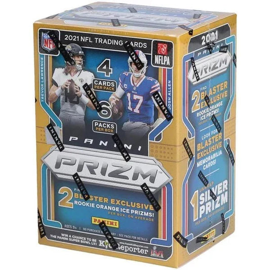 2021 Panini Prizm Football Blaster Box (Orange Ice Prizms!) (Fanatics) - CardVault Collections