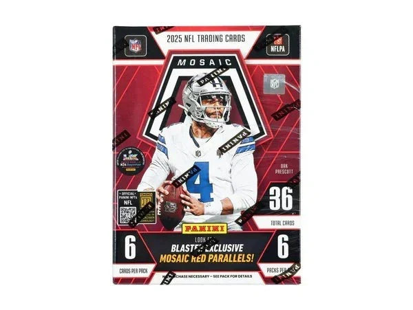 2025 Panini Mosaic Football Hobby Blaster Box - CardVault Collections