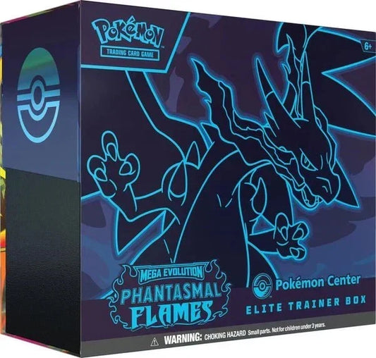 Pokemon TCG: Mega Evolution - Phantasmal Flames Pokemon Center Elite Trainer Box - CardVault Collections